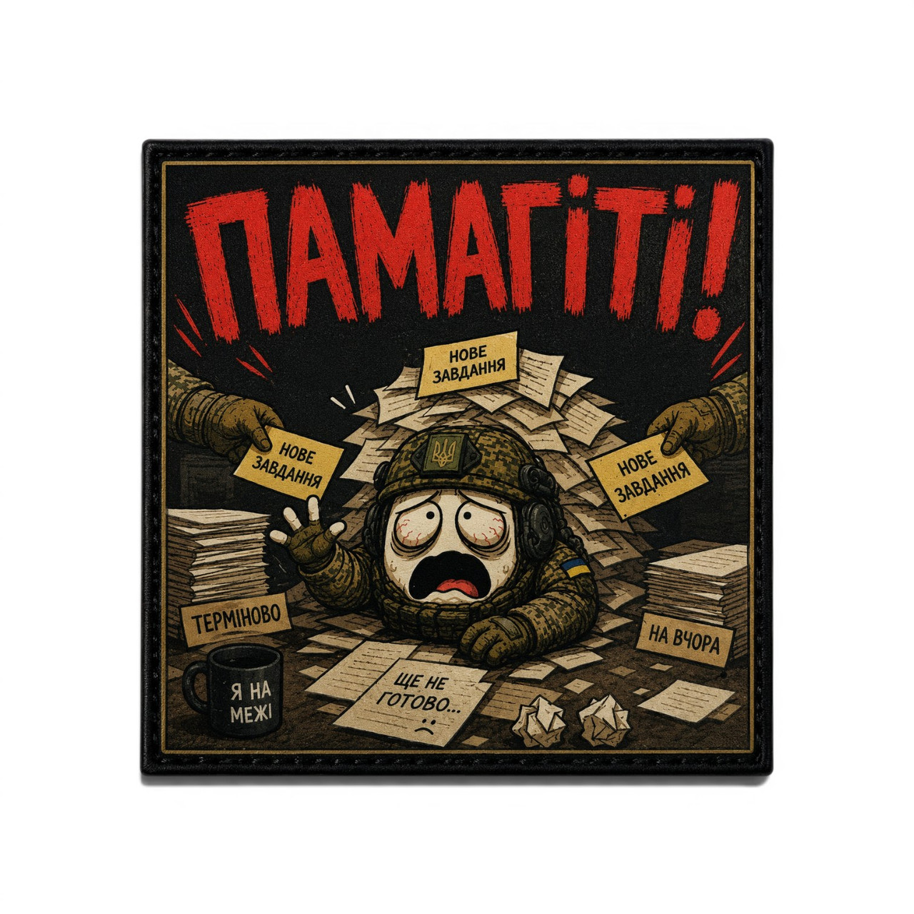 Патч / шеврон Помогите