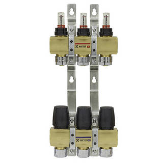 Колектор з витратомірами Raftec GOLD 1"х3
