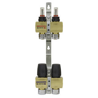 Колектор з витратомірами Raftec GOLD 1"х2 LCR-1.2