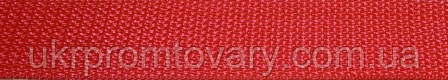 Стрічка ремінна – 30 мм червона (рулон 50м) РН-380кг №32-21