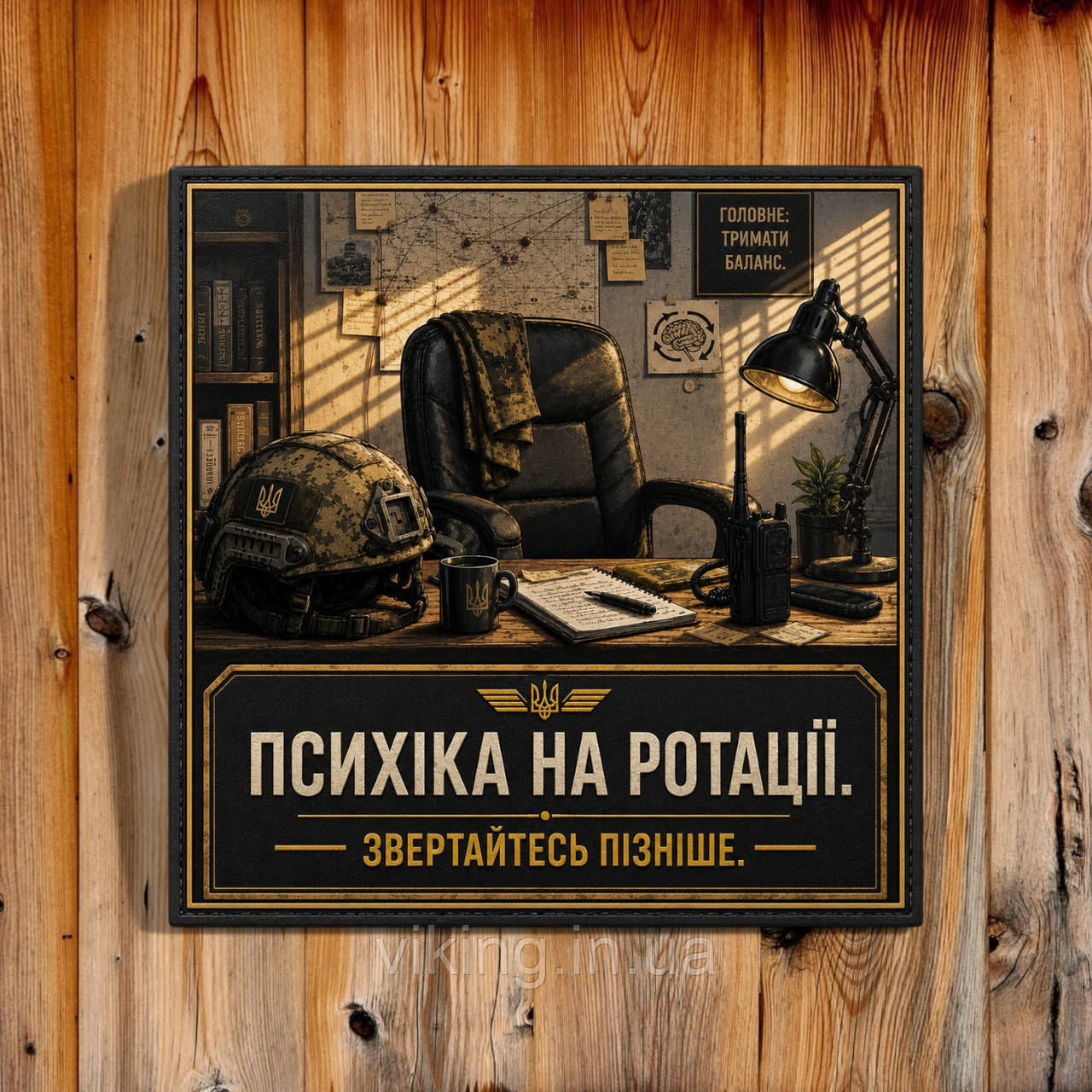 Патч / шеврон "Психіка на ротації. Звертайтесь пізніше", фото 1