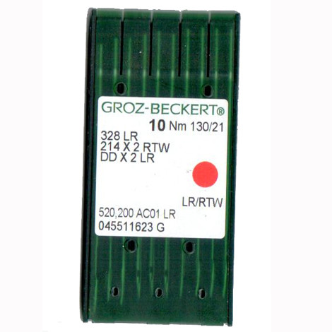 Голки для промислових швейних машин 328 LR/214X2 RTW/DDX2LR 130LR Groz-Beckert