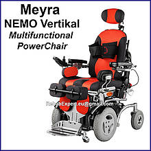 Електричне крісло-коляска з вертикалізатором Meyra NEMO Vertical Stand Up Power Chair