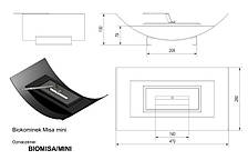 Біокамін Kratki MISA MINI (чорний), фото 2