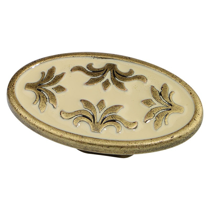 Ручка Bosetti Marella D 24177.01.058 бронза І кремова емаль, фото 1