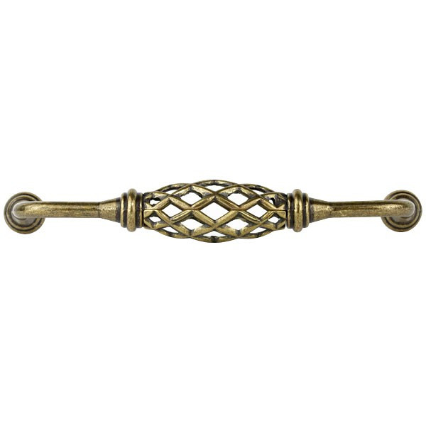 Ручка Rosa Fiori D 4080.128 антична бронза, фото 1