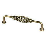 Ручка Rosa Fiori D 4080.128 антична бронза, фото 5