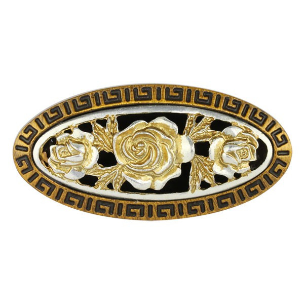 Ручка Rosa Fiori D 4270.01 латунь браш, фото 1