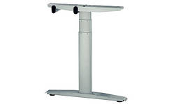 Бічна стійка каркаса столу кольору алюмінію Idea + Motion 1000 мм