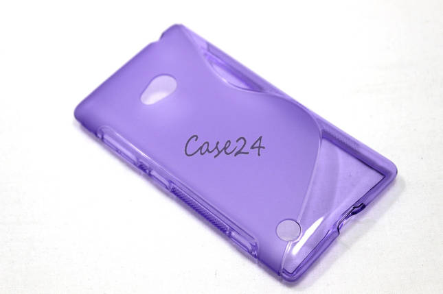 Чохол накладка для Nokia Lumia 720 фіолетовий, фото 1