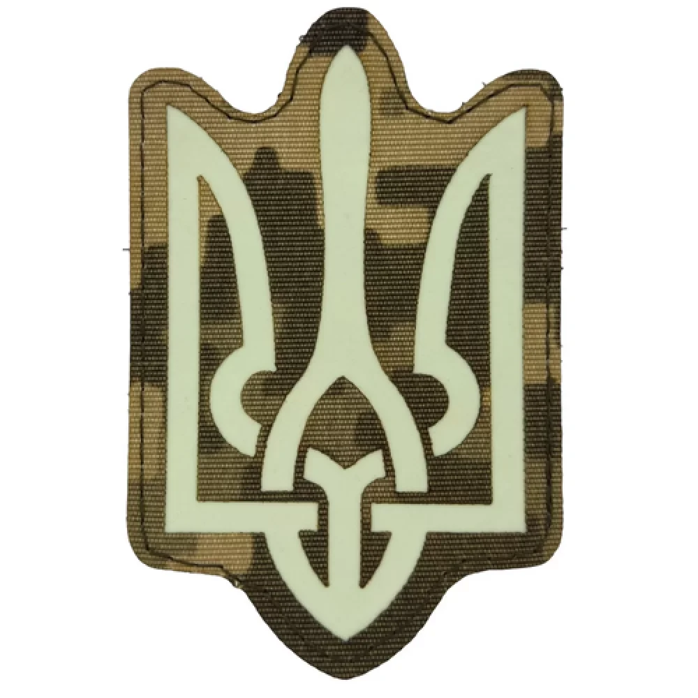 Патч / шеврон Герб светонакопительный Laser Cut