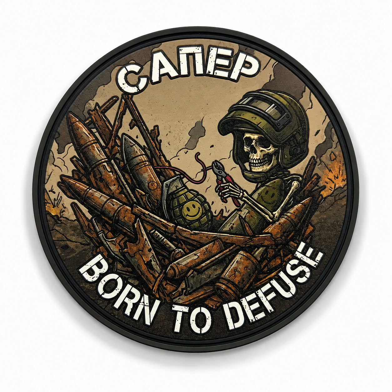 Патч / шеврон Сапер Born to Defuse