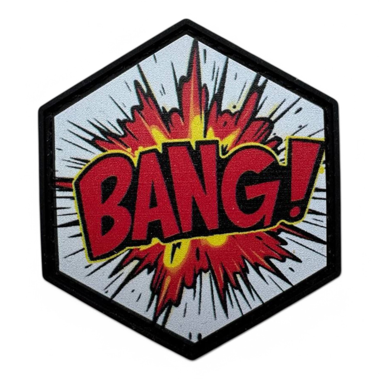 Патч / шеврон "Bang!" белый