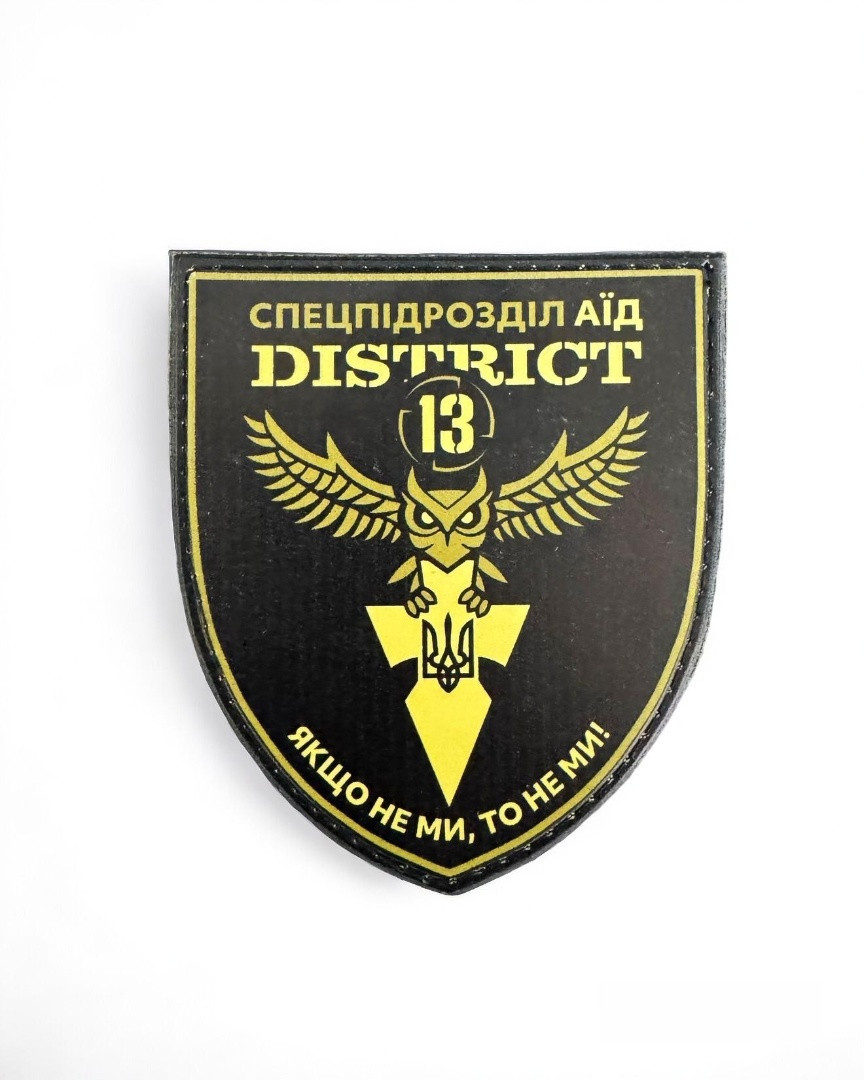 Патч / шеврон District 13 спецподразделение разведки Аид