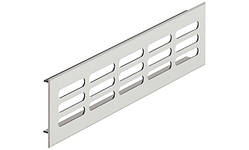 Решітка вентиляційна алюміній колір: сріблястий 400х100мм