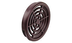 Решітка вентиляційна, пластмаса біла, D48 мм.