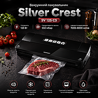 Кухонный вакууматор с резаком для упаковки продуктов SV 125 C3 Настольный вакууматор Вакууматор для мяса 550 мбар