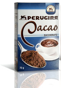 Какао натуральне з цукром Cacao Perugina, 75 г.