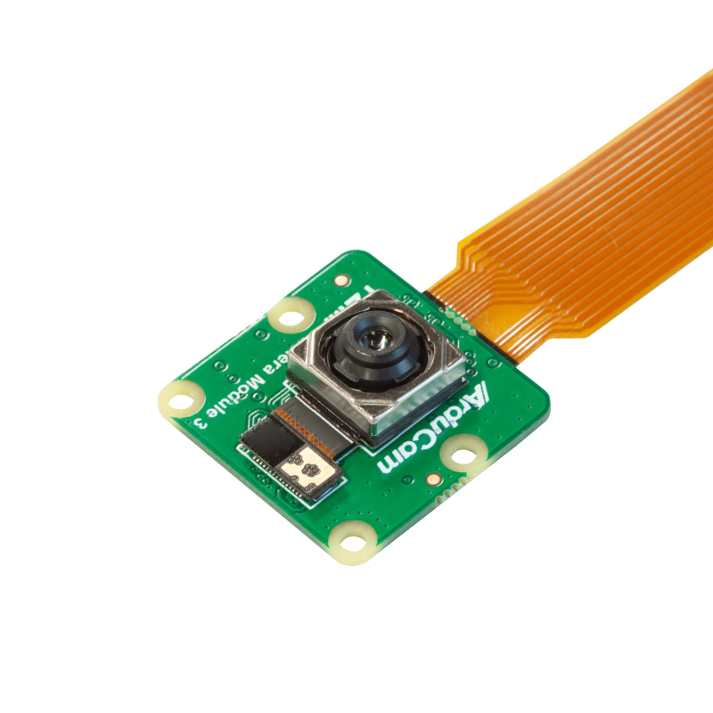 Модуль камери Raspberry Pi 3 з датчиком Sony IMX708, 11,9 МП, Full HD, автофокусування, кут огляду 75 °, сумісний з Raspberry Pi, фото 1