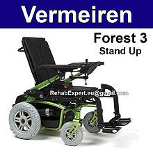 Коляска підвищеної прохідності з функцією вертикалізації. Vermeiren Forest 3 Stand Up Power