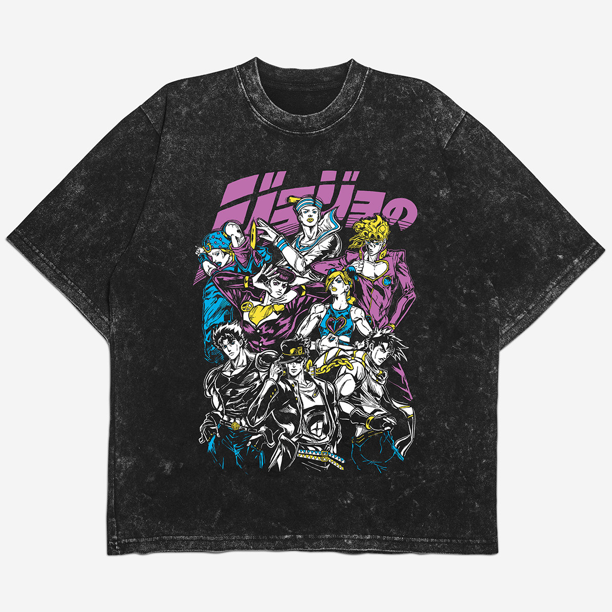 Футболка Gildan Oversize Аниме Джо Джо 2XL Черный (TH148) D15-2026, фото 1