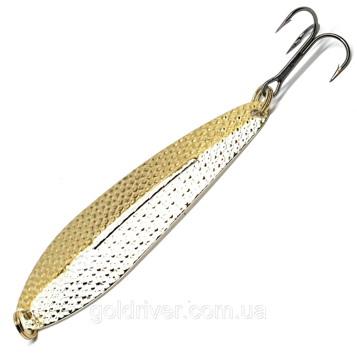 Блесна Williams Whitefish 21.26 г Silver & Gold Nu-Wrinkle #HN (C70HN-HN) для ловли щуки, судака, лосося и форели