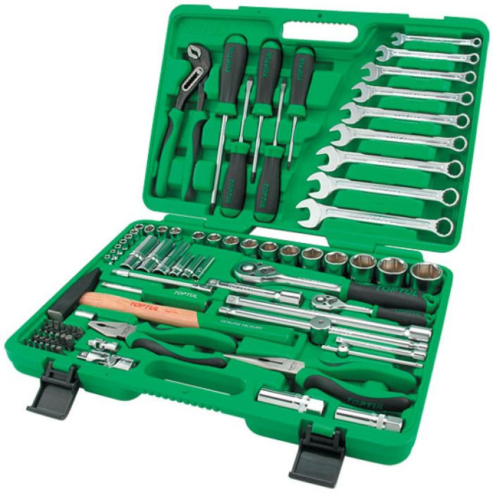 Набір інструменту комбінований 80ед. Toptul GCAI8002 (Тайвань), фото 1