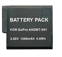 Акумулятор AHDBT-501 (AABAT-001) для GoPro Hero 5, 6, 7 - 1260 mAh.