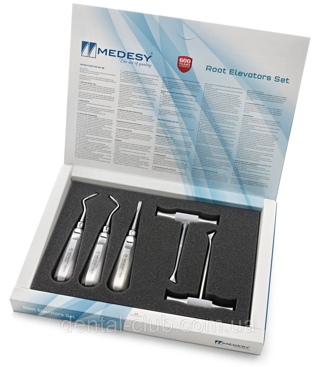 Набір елеваторів хірургічних 5 шт., Medesy 682/SET, фото 1