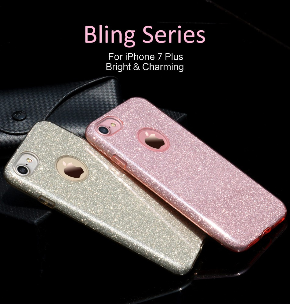 TPU чохол Usams Bling для Apple iPhone 7/8 (4 кольори)