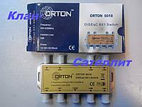 Коммутатор переключатель спутникового сигнала DISEqC 8/1 Switch внутренний ORTON 6018