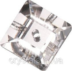 Пришивні кришталеві квадрати Preciosa (Чехія) 6х6 мм Crystal