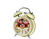 Красивые часы будильник "Девочка" в стиле Прованс