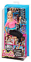 Barbie Made to Move DHL82 Лялька Барбі Рухайся як Я Йога, фото 7