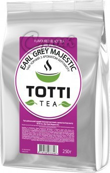 Чай Тотті/Totti Earl Grey Majestic, чорний з бергамотом, 250 г