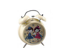 Дитячі годинники будильник бежеві в стилі Прованс