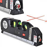 Лазерний рівень нівелір Fixit Laser Level Pro 3, лазерний рівень, рідинний рівень, рулетка 2.5 м, фото 9