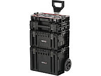 Набор ящиков для инструментов YATO 4 шт 770 x 450 x 380 мм на колесах модуль S12 35B23B41G28W YT-09174