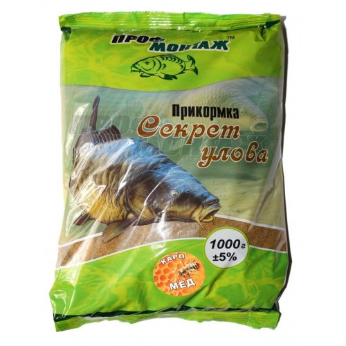 Прикорм Секрет улову (карп-мед) 1 кг, фото 1