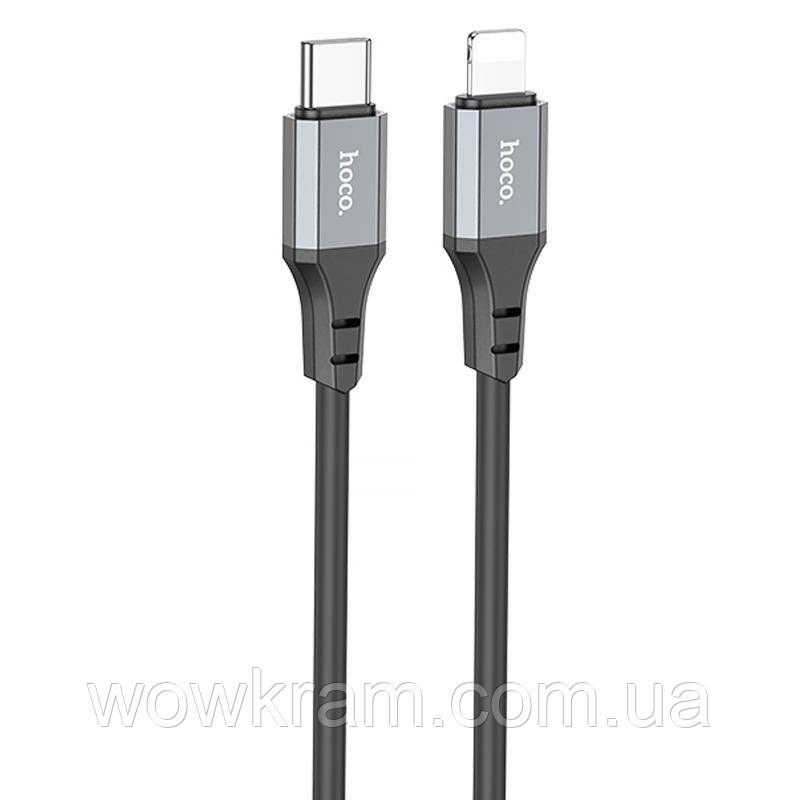 Дата кабель Hoco X86 Spear Type-C to Lightning 20W (1m) Black, фото 1