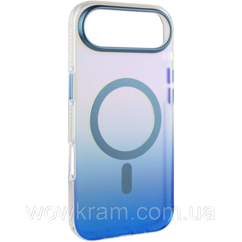 Чехол TPU+PC Phantom with Magnetic Fit для Apple iPhone 17 Air (6.5") Blue, фото 1