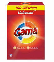 Прошок Gama 6 кг для Стирки Автомат Universal 3 в 1 Стиральный Порошок Гамма для Автомата 100 Стирок