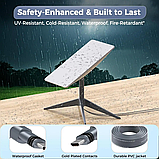 Дата кабель для Starlink Satellite Gen2 V2 (разъем SPX) Ethernet Cat5E 24AWG (23 метра) Серый "TheOne", фото 10