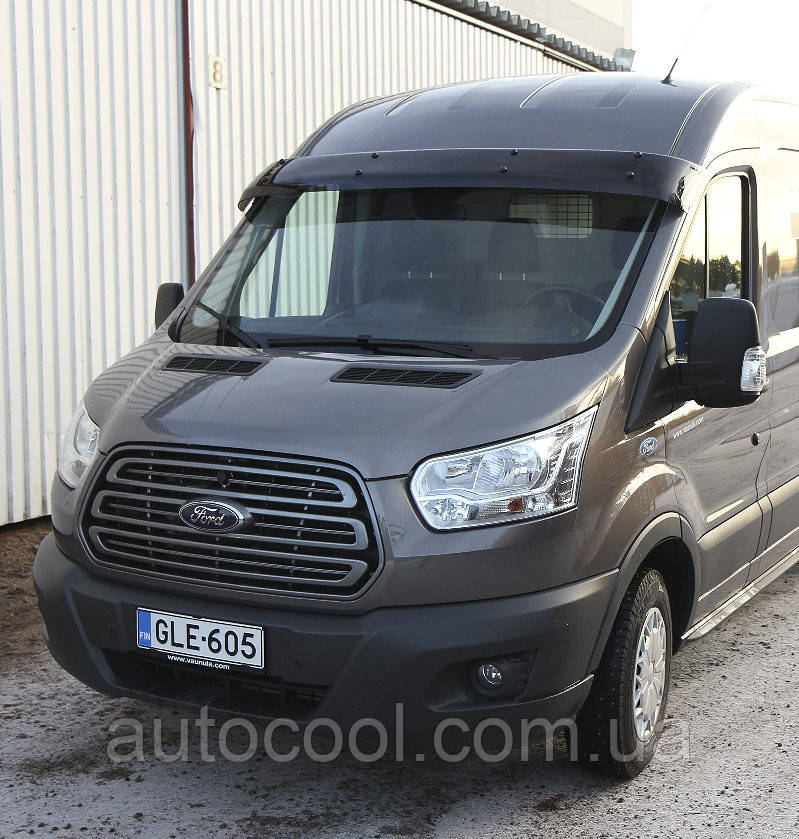 Козирок спойлер лобового скла сонцезахисний Ford Transit 2014+ г.в. Форд Транзит