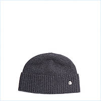 Шапка бини LuckyLOOK CALDER черно-серая меланжевая, 8T63K5123
