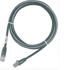 Патч-корд RJ45, UTP 5e, 0.5m, LSZH, PCD-01000-0E Сірий 