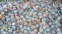 Тротуарна брусчатка пилено-солота