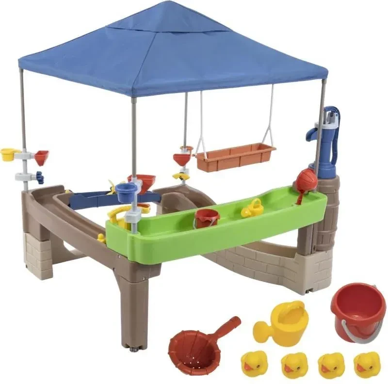 Step 2 Іграшка Step2 Pump & Splash Shady Oasis водний центр з помпою 120x120x152 см, фото 1