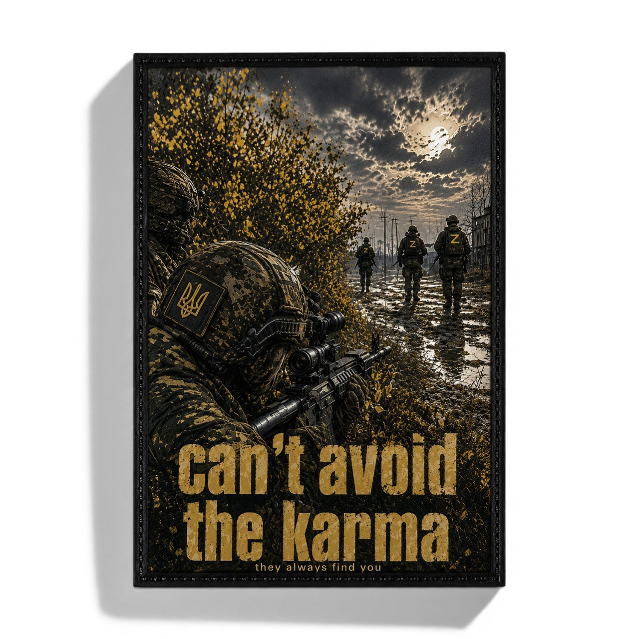 Патч / шеврон Кармы не избежать Can’t avoid the karma