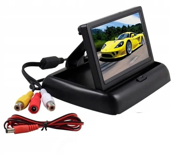 Екран для камери заднього огляду A-101 складаний TFT LCD монітор 4.3 дюйма HD з LED-підсвіткою для машини